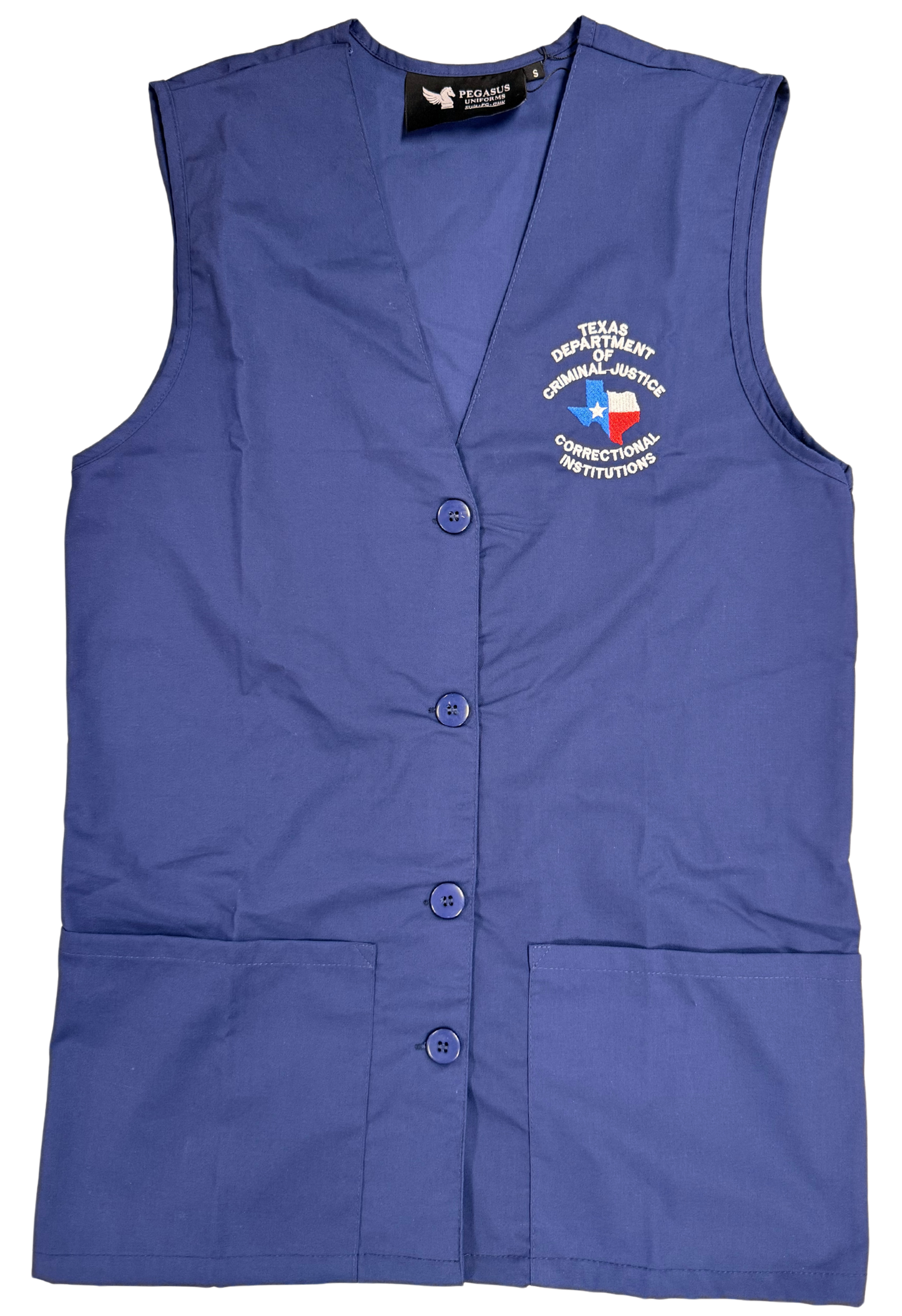 Pegasus uniforms smock with TDCJ Logo PC-CHK